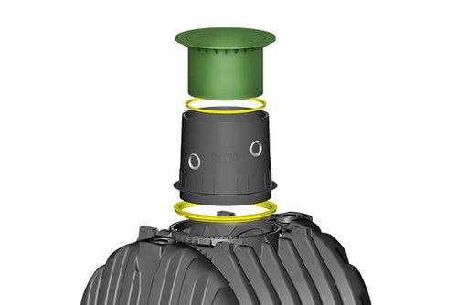Geringe Einbautiefe XXL Low installation depth